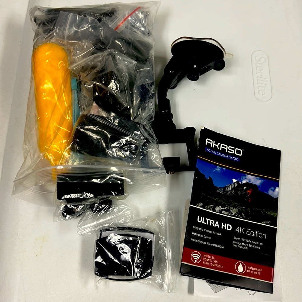 Akaso camera gear bundle